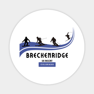 Breckenridge, Colorado. Gift Ideas For The Ski Enthusiast. Magnet